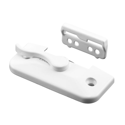 PrimeLine Window Sash Lock, Fits PlyGem Vinyl Windows, Painted White